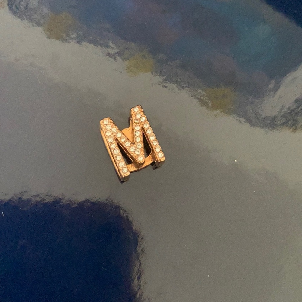 KEEP Rose Gold M Charm